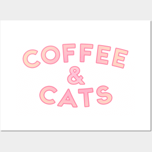 Coffee & Cats Posters and Art